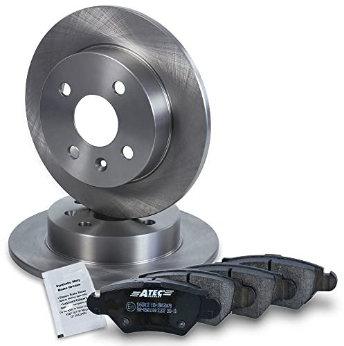 ATEC Bremsscheiben Voll mit Bremsbeläge Bremsklötze Hinten, Ø240 mm