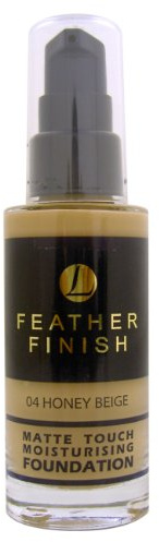 Mayfair Feather Finish Matte Touch 04 Honey Beige Moisturising Foundation 30 ml, 1er Pack (1 x 30 ml)