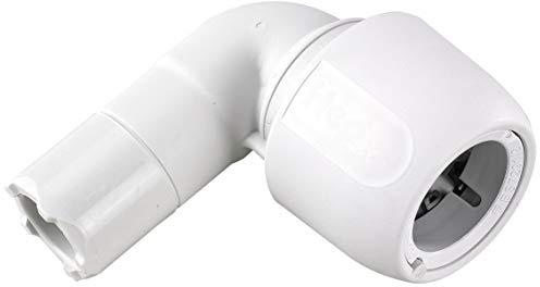5 x Wavin Hep2O 22mm single socket elbows. Push fit spigot bend HD4/22W