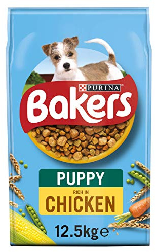 Bakers Puppy Dry Dog Food Chicken and Veg 12.5kg