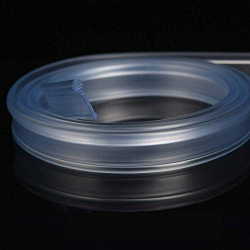 ELEGANT Soft Rubber Shower Screen Seal for Folding Door 1200mm Transparent