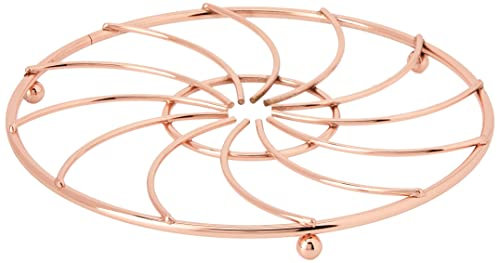 Premier Housewares Kuper Panier à Fruits Or Rose, Rose Gold, 19 cm