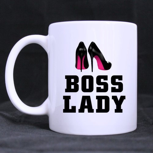 Best Woman Mug - Best Cool Boss Lady Coffee Mug or Tea Cup - 11 ounces by Boss Lady Mug