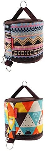 PETSOLA 2Pcs Picnic Travel Collapsible Toilet Paper Roll Hanging Holder Case Storage
