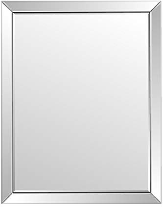 MirrorOutlet Large Venetian Modern Big Bevelled Wall Mirror Bargain 4Ft6 X 3Ft6 137cm X 108cm, Frameless, 61x51