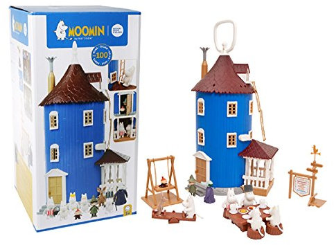 Moomin (Mumins) Moomin org. Haus + Figuren Set ca:38cm