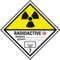 LEMAX® Gefahrgutzettel (Placards) Kl.7C Radioaktive Stoffe Kat.III,Kunststoff,250x250mm