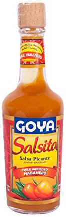 Goya - Salsita - Chile Variedad Habanero - Salsa Picante - 226 Ml