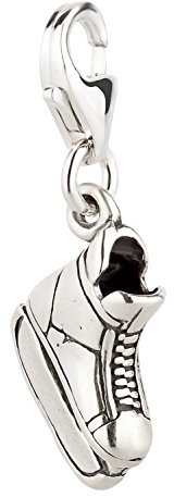 Charm Anhänger Eishockey Schuh aus 925 Sterling Silber (11x11mm)