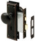 Prime-Line 0843359 2495-Set chiave con pomello in bronzo classico, perfetto per sostituire set di serrature antiche rotte e molto altro ancora, adatto per 1-3/8 -1-3/4. Porte interne