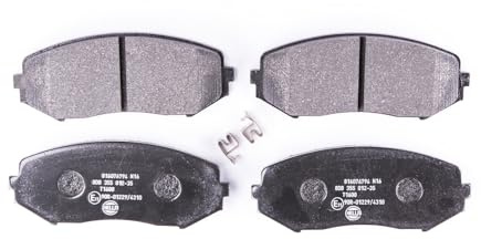HELLA 8DB 355 012-351 Brake pad set - with acoustic wear warning - T1600 - for e.g. SUZUKI