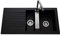 Fregadero Solaire Naturalite Luisina 1-1/2 senos Negro