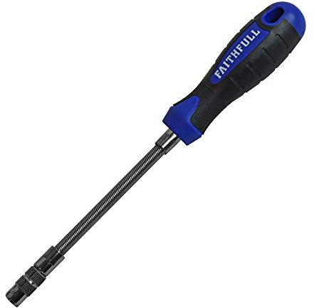 Faithfull 1/4-inch Magnetic Flex Drive Screwdriver