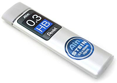 Pentel Ain STEIN C273 Feinmine, 15 Minen je Dose, 0.3 mm, Härtegrad HB (1 Dose)