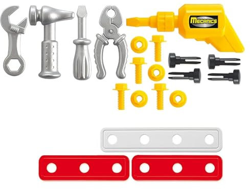 Ecoiffier Maletín Bricolaje con Herramientas de Juguete (2303), Multicolor