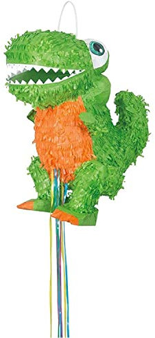 T-Rex Dinosaurier Pinata - Zugschnur, 15.5 x 15