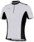 FDX Cycling Jersey Men’s - 100% Polyester, Breathable Short Sleeve, Half Zipped Cycle Tops - Bicycle Riding Shirt with 3 Pockets, Running, MTB Racing, Mountain Bike, Outdoor Sports Clothes (White M)