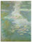 ARTland Wanddeko Leinwand Bilder Wandbild 45x60 cm See Teich Wasser Pflanzen Blumen Seerosen 1908 Impressionismus Claude Monet T6YD