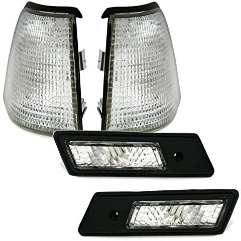 Depo Frontblinker + Seitenblinker Set in Weiß Silber Blinker