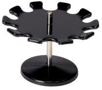Maul Stempeltr„ger in runder Ausfhrung, 160 x 100 x 160 mm, schwarz, fr 12 Stempel