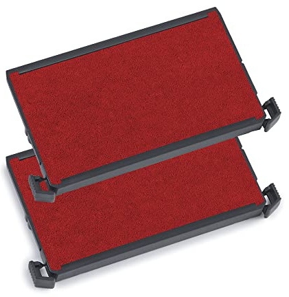 Trodat Replacement Ink Pads 6/4926 - Pack of 2 - Red Ink - for the Printy 4926, 4726 and 4926 Typo
