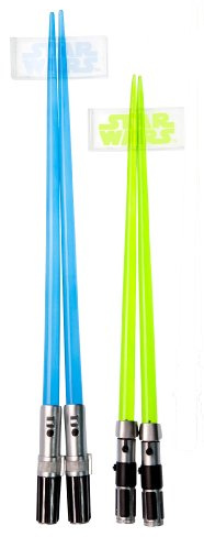 Star Wars Yoda and Luke Lightsaber Chopsticks