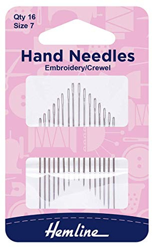 Couture Loisirs Embroidery Crewel Size 7 Metal Needle Silver Point Type Sharp