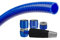 TATAY Kit Gartenschlauch Flexibel 25 m, 3/4 Zoll, Kunststoff, Blau, Maße 45 x 16 x 45 cm