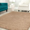 Shaggy Teppich Farbe Hochflor Langflor Teppiche Modern Uni Farben, Farbe:Beige, Maße:70x140 cm