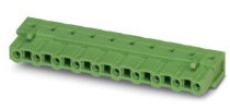 PHOENIX CONTACT GIC 2,5/5-G-7,62 Leiterplattengrundleiste, 2.5mm² Nennquerschnitt, 5 Anschlüsse, GIC 2,5/..-G Artikelfamilie, 7.62mm Rastermaß, 3.5mm Pinlänge, Grün, 50 Stück