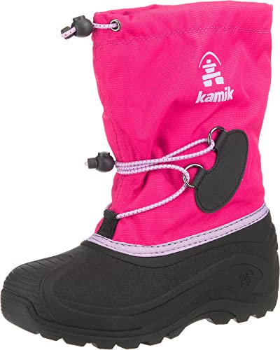 Kamik SOUTHPOLE4, Mädchen Schneestiefel, Pink (Rose/Lavender ROL), 37 EU