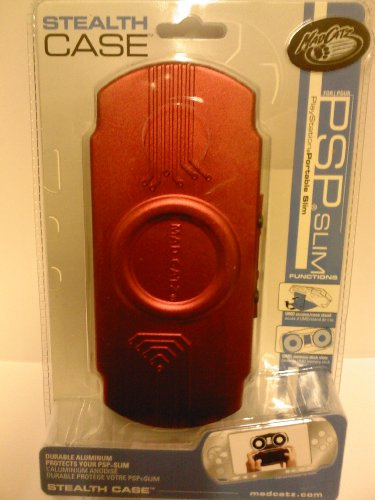 PSP Slim – Stealth Aluminium-Schutzhülle (rot)