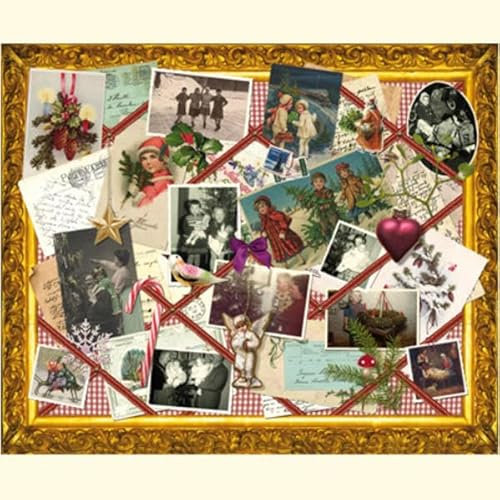 Weihnachtspost - Memoboard: Mit literarischen Briefchen u. Gedichten u. nostalgischen Geschenkanhängern (Adventskalender)