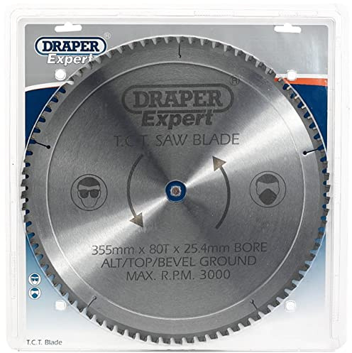 Draper 09499 TCT Saw Blade 14-inch Diameter 80-Tooth