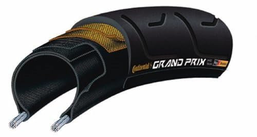 Continental Drahtreifen Grand Prix, Black/Black Skin, One size, 0100505