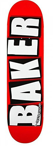 Baker Skateboard Deck Brand Logo 8.125 (White)