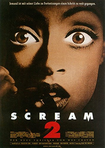 Scream 2: A (1997) | original Filmplakat, Poster [Din A1, 59 x 84 cm]