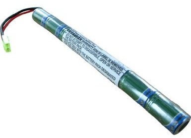 AboutBatteries Batterie Type Airsoft CS-NS150C30MT, 8.4V, 1500mAh, Ni-MH