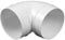 Coude 90° 6150 mm-Ronde-Coude Conduit de Ventilation Ventilateur pour Conduit de Tuyau