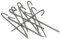 Football Goal Net Ground Pegs Traditional Soccer Posts Steel Anchor Pack Of 10