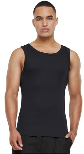 Urban Classics Herren Mens Tanktop Top, Schwarz (7), M EU