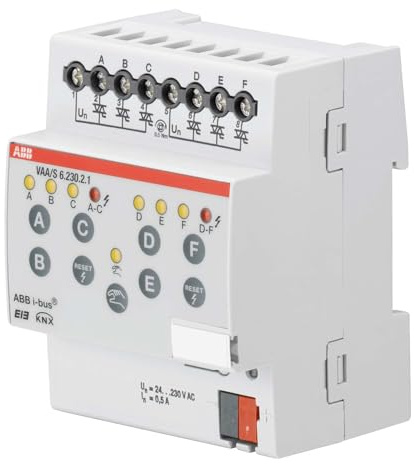 ABB Stotz Ventilantrieb-Aktor 6-fach, 230 V, REG VAA-S6.230.2.1, 2756561