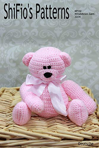 Häkelanleitung – CP132 - Teddybär - Doppel Strickgarn