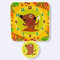 Dida - Talpe, Orologio a Pendolo da Parete per Bambini con Animali in Legno, Arreda e Rallegra la Cameretta dei Bimbi e ogni Ambiente della Casa, Prodotto Made in Italy