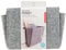 Kikkerland Bedside Betttasche, Stoff, Grau, 22x 28.2X 4