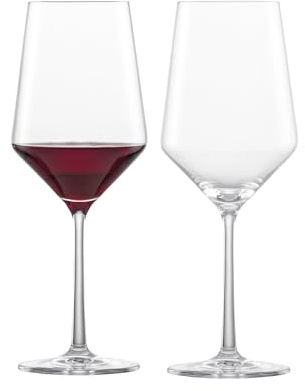 Zwiesel Glas Pure Cabernet Red Wine Glass (Set of 2), Graceful Wine Glasses for Red Wine, Dishwasher-Safe Tritan Crystal Glasses, Made in Germany (19 Ounce)
