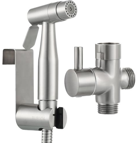 CIENCIA De mano del bidé del rociador superior de acero inoxidable Pulverizador Shattaf - Bidé Conjunto completo de WC, bidé mano pulverizador para WC WS024AF