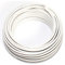 Cable para altavoces (2 x 0,50 mm², 10 m), color blanco