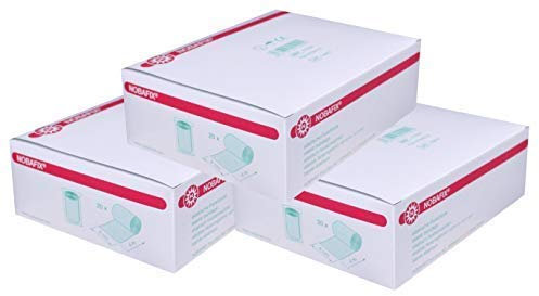 720 x Mullbinden Fixierbinden verschiedene Größen einzeln in Folie verpackt Noba(Größe: 4 cm x 4 m)