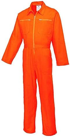 Portwest Men C811 Overalls, Orange, 3XL UK